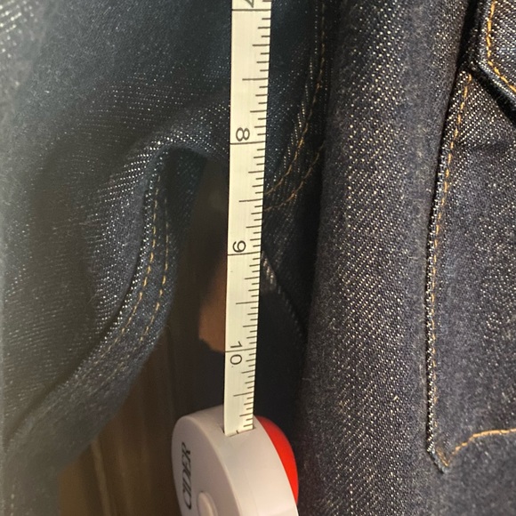 NWT CALVINKLEIN205W39NYC western shirt denim/jeans. 18 1/2 across beneath armpit - Picture 13 of 13